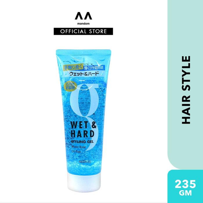 Gambar MANDOM Hair Styling Gel Wet Hard Water Base 235gr Pomede Minyak Rambut - MANDOM WET HARD dari Beauty Shop SMG undefined Tokopedia
