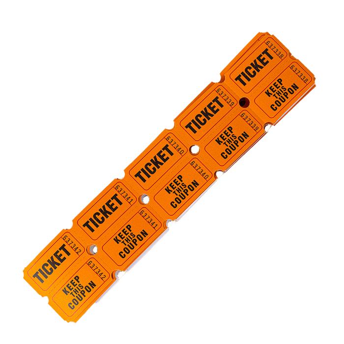 Gambar 100Pcs Raffle Ticket Raffle Event Tickets Events Universal Consecutive Numbering Paper Ticket - Oranye(100PCS) dari Yuan-K undefined Tokopedia