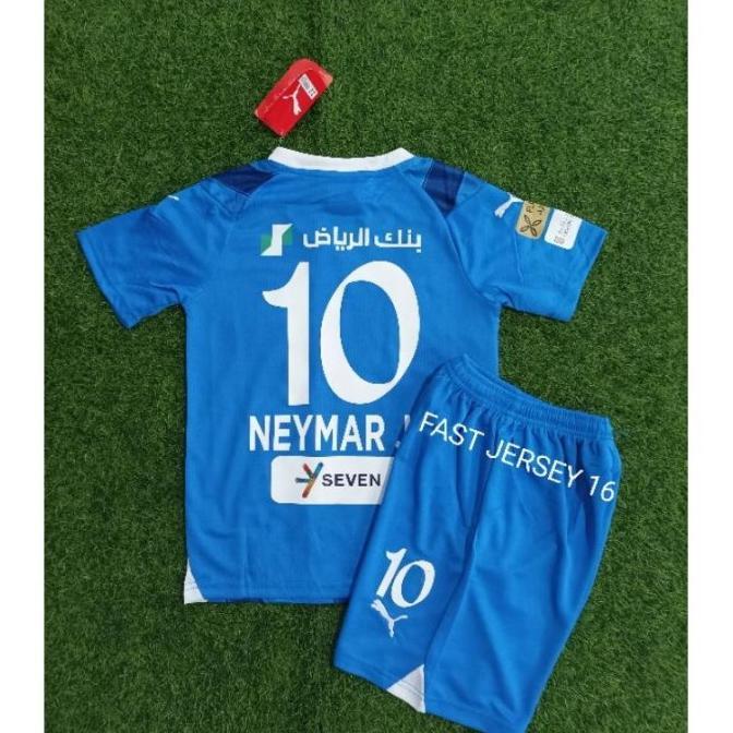 Gambar Jersey AL HILAL KIDS ANAK Home + NAMESET 2023/2024 Grade Ori - Biru, 20 dari YansReyStore undefined 3 Tokopedia