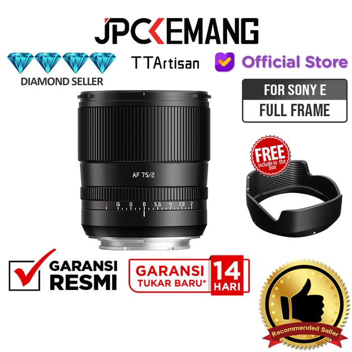 新品未開封】TTARTISAN AF 75mm F2 レンズ SONY 詳細ページ