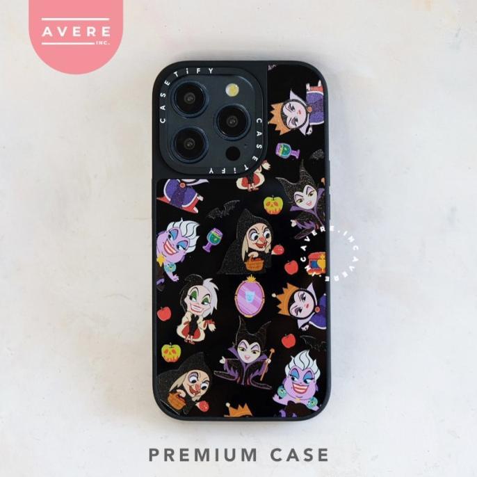 Gambar PREMIUM CASETI-FY PRINCESS EDITION CASE IPHONE 15 14 13 12 11 PRO MAX - VILLAINS BLACK, 14 PROMAX dari Jaza accesoris undefined Tokopedia