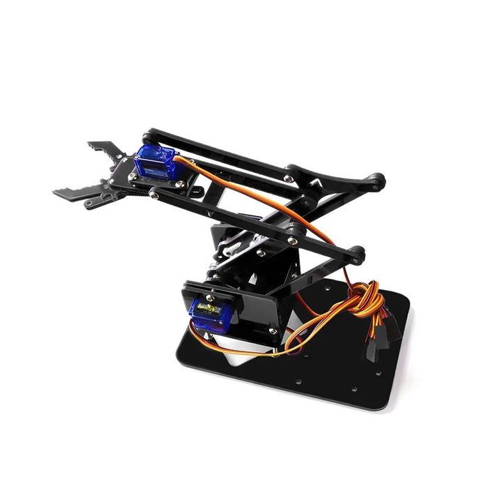 Gambar Robot Arm Kit Parts Unoarm Shield For Arduino UNO Joystik Hand Gripper - Hitam dari ITOKOTOO undefined Tokopedia