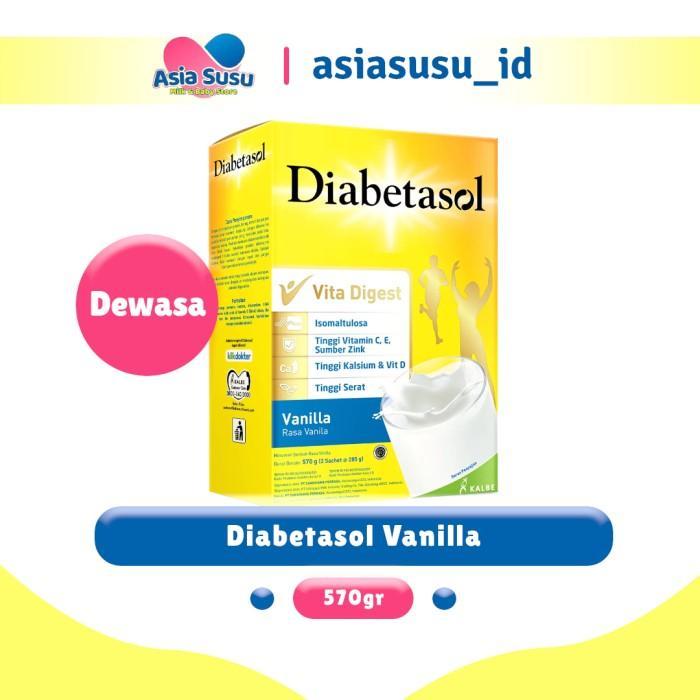 Gambar Susu Diabetasol Cappucino/Coklat/Vanila 570Gr 100% Original - Vanila dari gifari29 undefined Tokopedia