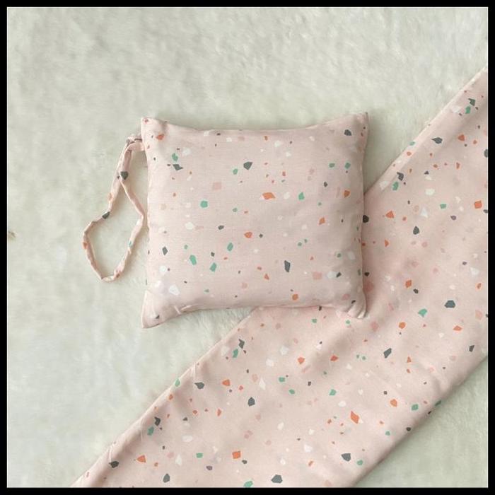 Gambar Best Seller Mukena Giggles Travel Ecovero Terrazzo - Pink dari kaosangsang undefined Tokopedia