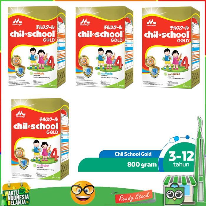 Gambar Susu Susu Chilschool Gold 800Gr | Morinaga Chil School Gold 3-12 Tahun 100% Original - Coklat dari gifari29 undefined Tokopedia