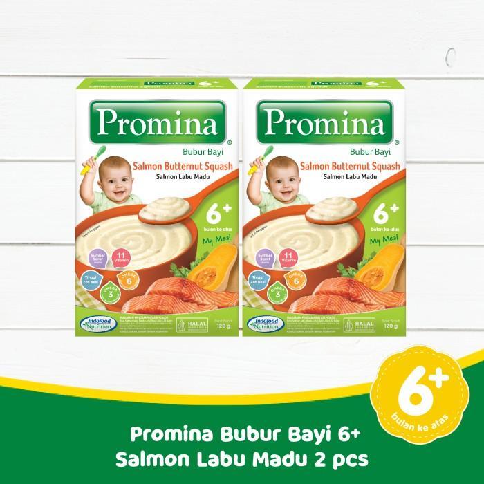 Gambar Terlaris 2Pcs - Promina Bubur Bayi 6+ Salmon Labu Madu Box 120 Gr Best Seller dari Baby Stev undefined Tokopedia