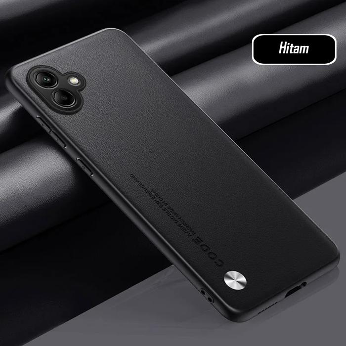 Gambar Casing For Samsung A06 Hardcase Leather Code Hard Cover Silicone - Hitam dari Nusacase undefined Tokopedia