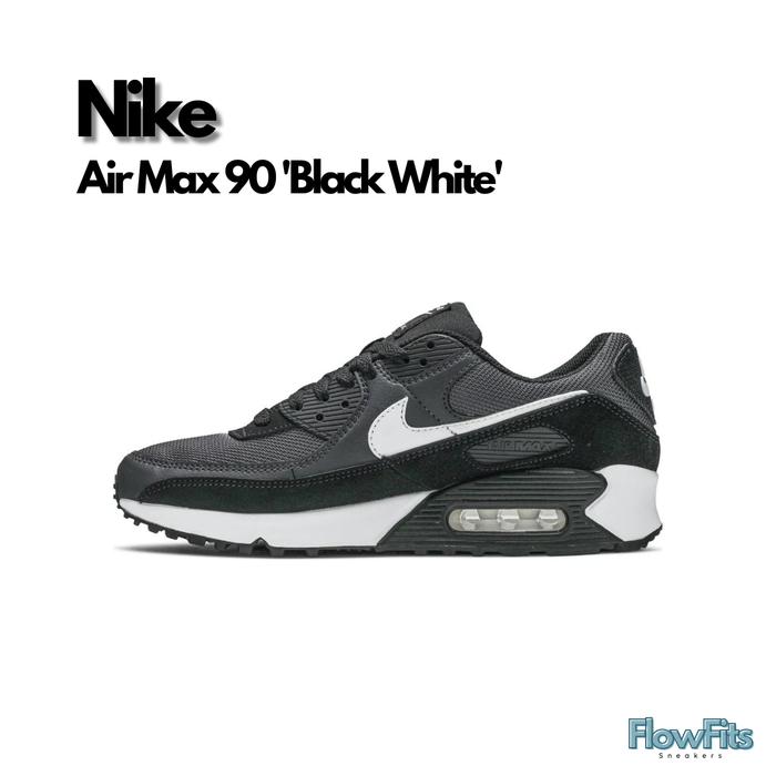 Nike Air Max 90 'Black White' CN8490-002 BNIB ORIGINAL Sneakers Pria Wanita  UNISEX 40