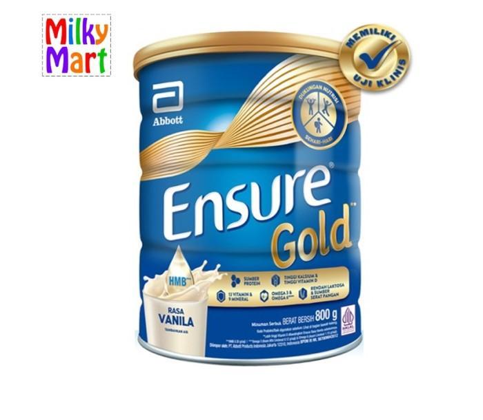 Gambar Susu Ensure Gold Vanila/Cokelat 800Gr / 800 Gr 100% Original - Vanila dari gifari29 undefined Tokopedia