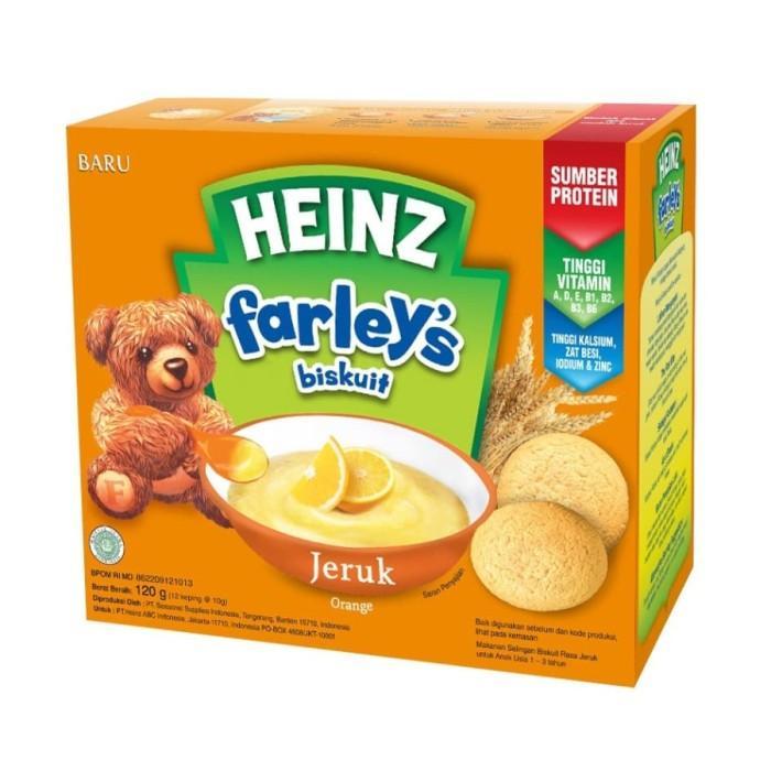 Gambar Ready Stok Heinz Farley'S Biscuit 120Gr / Biskuit Bayi Original - Jeruk dari Baby Stev undefined Tokopedia