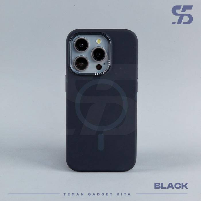 Gambar TSC Metal Frame Silicone Case with Magsafe For Iphone 13 13Mini 13Pro 13 Pro Max - Black, 13Pro Max dari TSCgadget.id undefined Tokopedia
