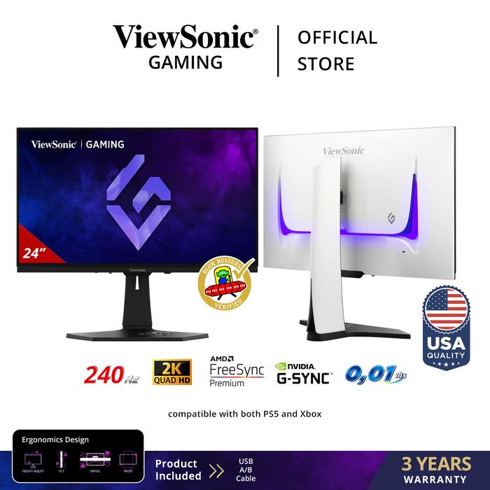 Gambar Viewsonic XG272-2K-OLED 27" 240Hz OLED Gaming Monitor dari ViewSonic Indonesia undefined Tokopedia
