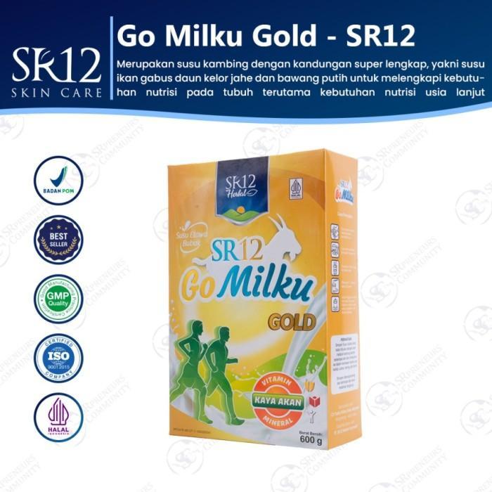 Gambar Susu Susu Kambing Etawa Bubuk Sr12 Go Milku Gold Nutrisi Tulang Dan Sendi 100% Original - 600 gr dari gifari29 undefined Tokopedia