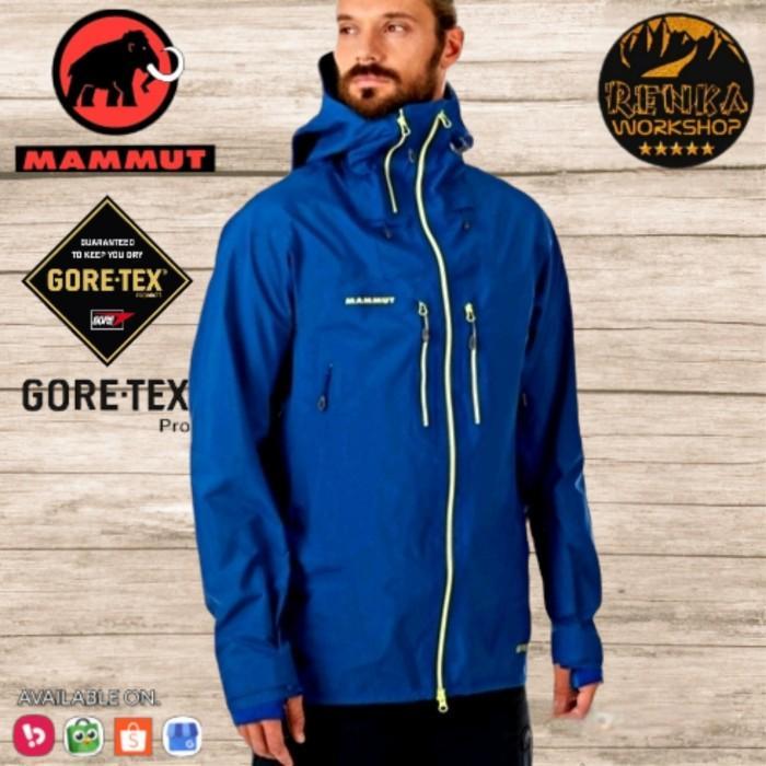 Gambar MAMMUT ALVIER HS HOODED GTX PRO JACKET - ULTRAMARINE BLUE - M dari Lotus Outdoor undefined Tokopedia