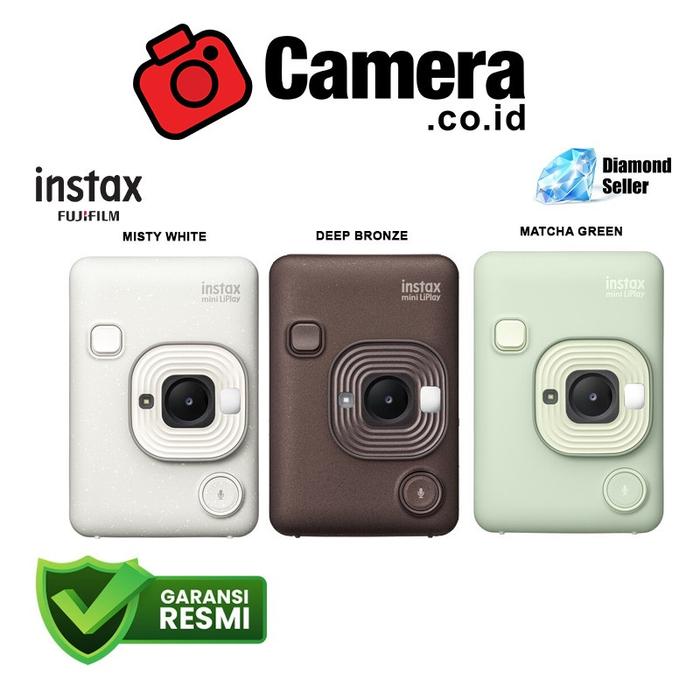 Gambar FUJIFILM Instax Mini LiPlay - Standard Pakage, Deep Bronze dari CAMERA CO ID undefined Tokopedia