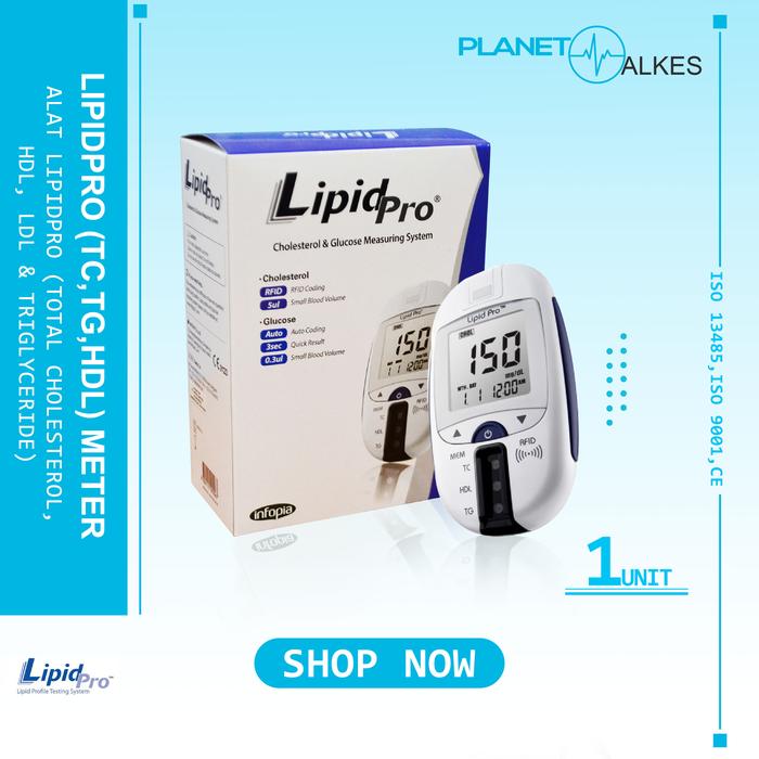 Gambar LIPID PRO Alat Cek Kolesterol Total HDL LDL Trigliserida Lipidpro Lipid Profil - Alat Saja dari Planet Alkes undefined Tokopedia