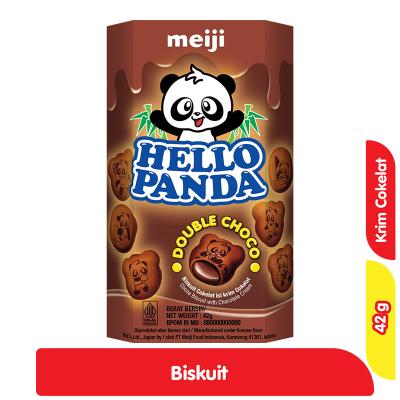 Gambar HELLO PANDA Biskuit Cookies & Cream / Cokelat / Stroberi  / Double Cokelat 42 gr - Double Cokelat  dari CENDANA ONLINESHOP undefined Tokopedia