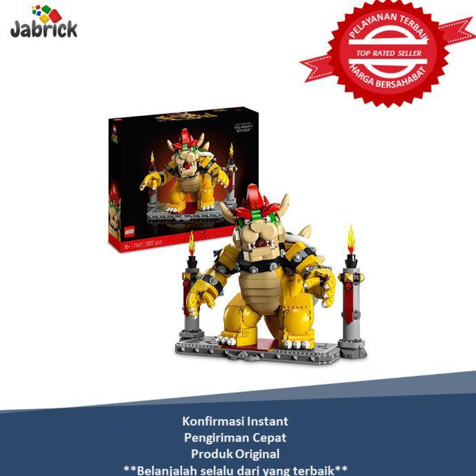 Gambar LEGO 71411 Super Mario The Mighty Bowser, 3D Model Building Kit dari anjungsho undefined Tokopedia