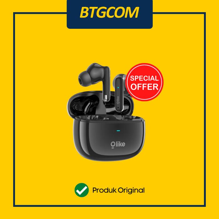Gambar TWS OLIKE T114 BLUETOOTH 5.3 IPX4 WATERPROOF WATER RESISTANCE ANTI PERCIKAN AIR DAN KERINGAT WEATHERPROOF - Hitam dari btgcom undefined Tokopedia