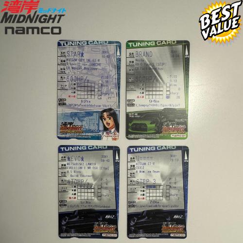 Gambar Kartu WMMT3DX+ Wangan Midnight Maximum Tune ASLI NAMCO, FULL TUNE 825HP dapat 4 kartu BEST VALUE termurah dijamin original dan bisa dipakai main RARE dari Die Cast Treasures undefined Tokopedia
