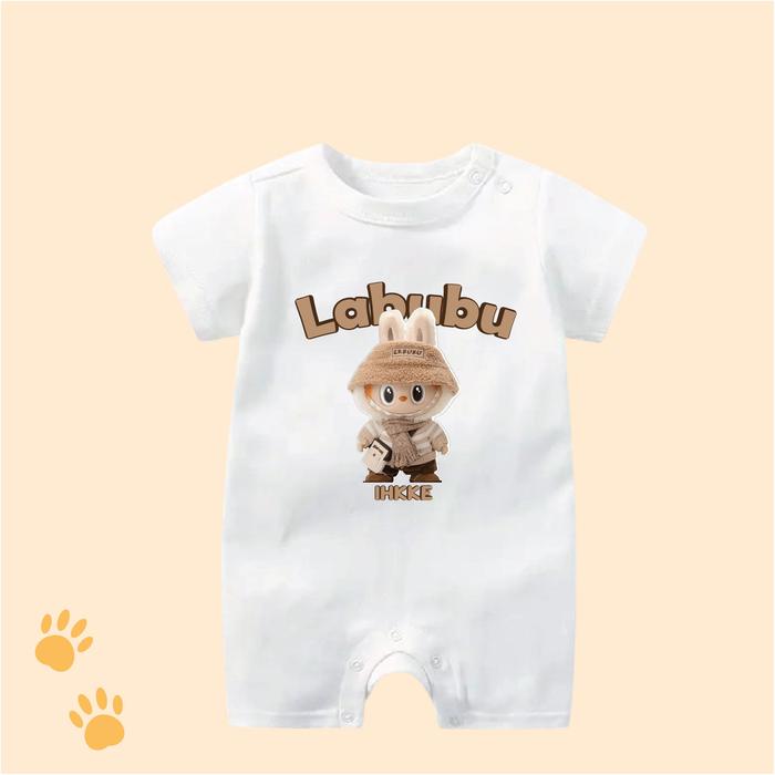 Promo Baju Bayi Romper Bayi Karakter Labubu Kaos Anak Jumper Bayi