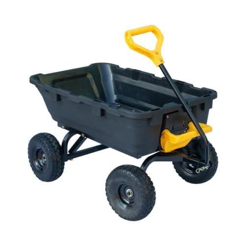 Gambar KRISBOW TROLI BARANG 270 KG - HITAM DUMPING CART 270KG TROLLEY dari Trinusa Teknik undefined Tokopedia