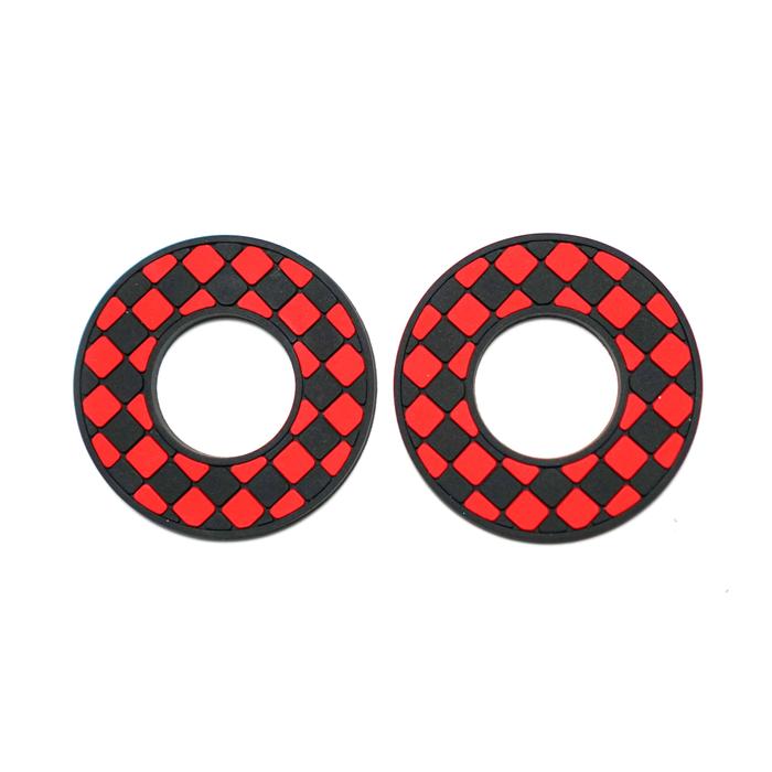 Gambar Grip Donuts / Karet Donut Handgrip - Black-Red dari CUSTOMKIT undefined Tokopedia