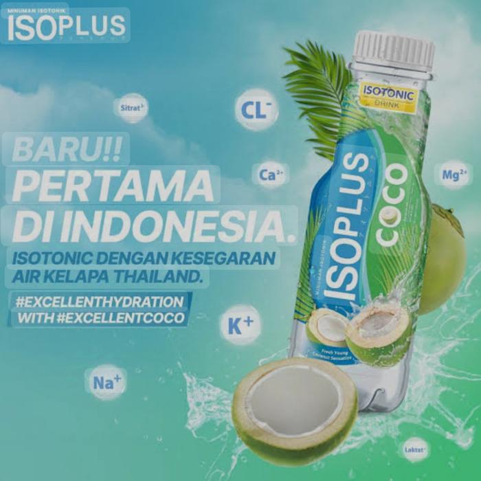 Gambar Isoplus Coco minuman Isotonik dari OMAMI Water undefined Tokopedia