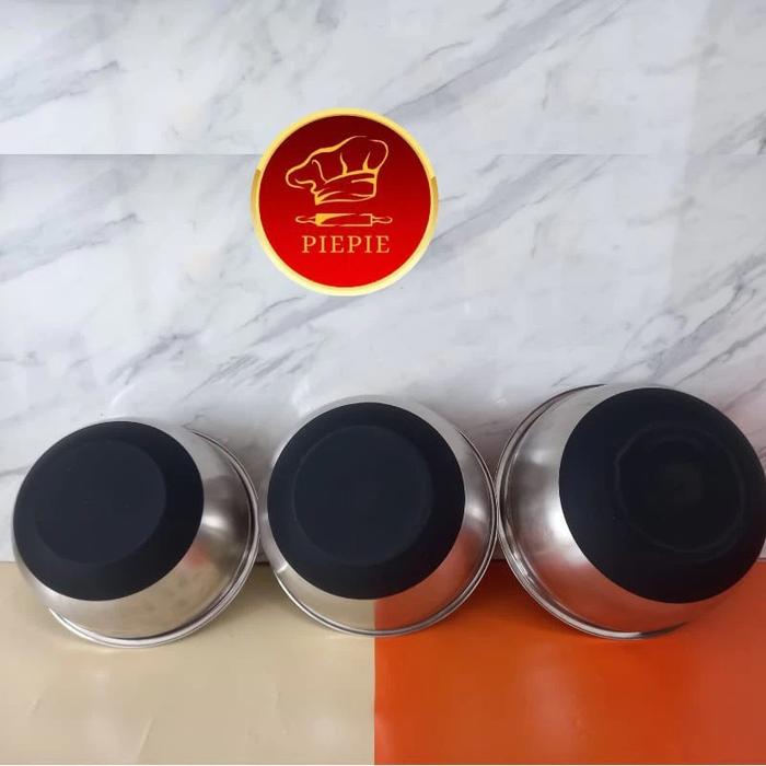 Gambar Bakest Mixing Bowl 26cm Beater Stainless Mangkok Adonan Premium Import - 26cm dari piepiebakewareofficial undefined Tokopedia