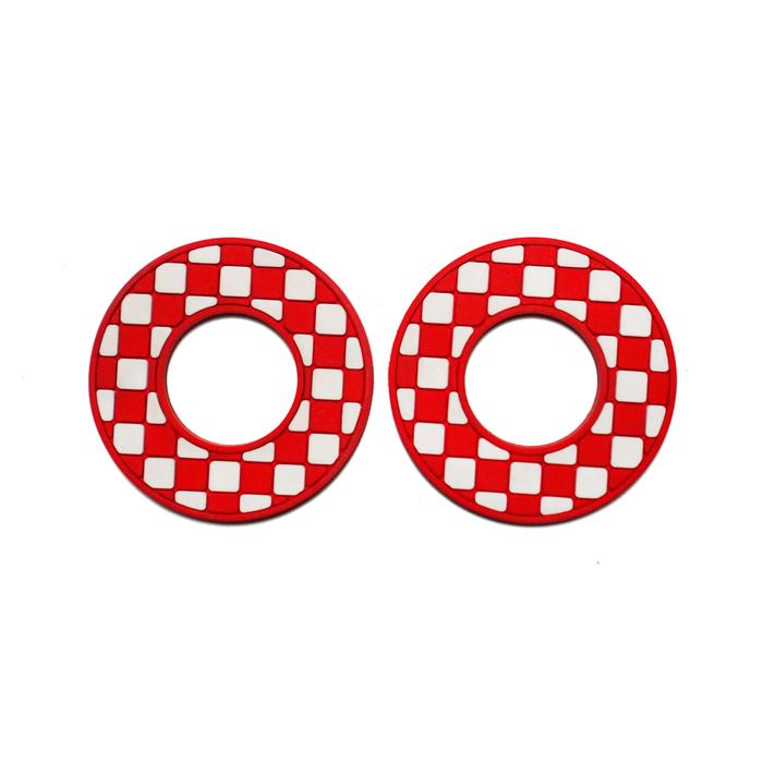 Gambar Grip Donuts / Karet Donut Handgrip - Red-White dari CUSTOMKIT undefined Tokopedia