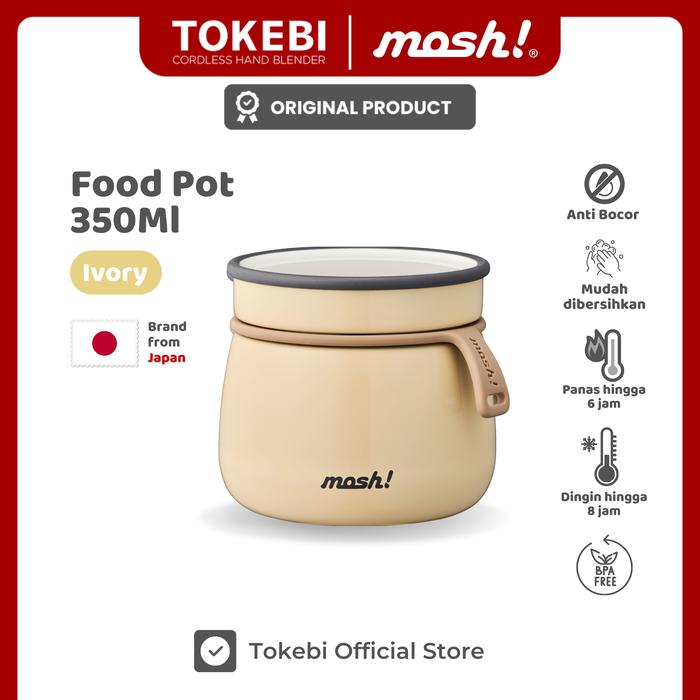 Gambar Mosh! Stainless Food pot 350ml Latte - IVORY dari TOKEBI Official undefined Tokopedia