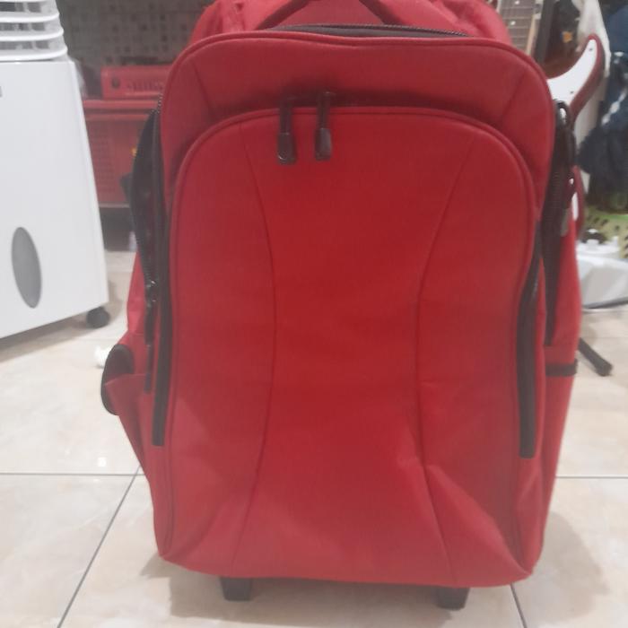 Gambar tas ransel sekolah merah bekas dari store2sekon undefined Tokopedia