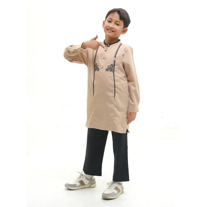 Gambar Bani Batuta - Setelan Jubah Koko Anak Laki-Laki Hamad Exclusive - 517 Khaky, 3-4 tahun dari MOT.Fashionid undefined Tokopedia