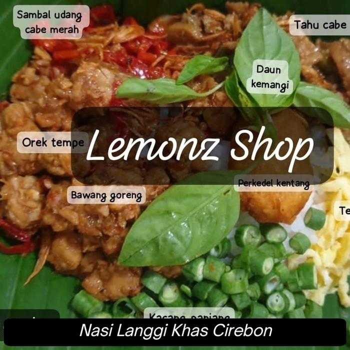 Gambar Nasi Langgi Khas Cirebon / Nasi Langgi / Paket Nasi / untuk Acara Nikahan Ulangtahun / Nasi Box dari Lemonz Shop undefined Tokopedia