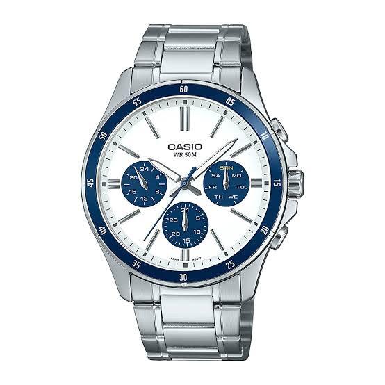 Gambar Jam Tangan Pria Casio Chronograph MTP-1374D-7A2 MTP-1374D-7A2VDF MTP-1374D Original Resmi dari GrosirGshock undefined Tokopedia