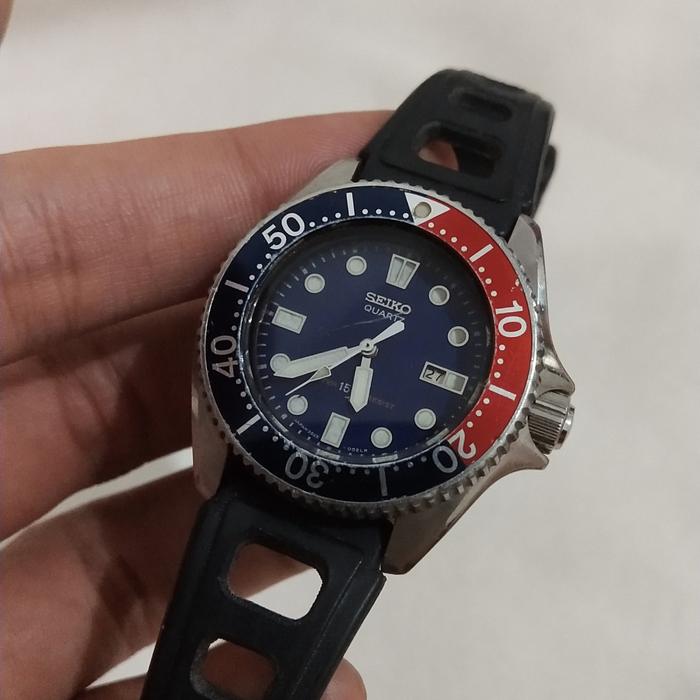 SEIKO セイコー ダイバー ペプシベゼル QUARTZ 150m 7548-700B