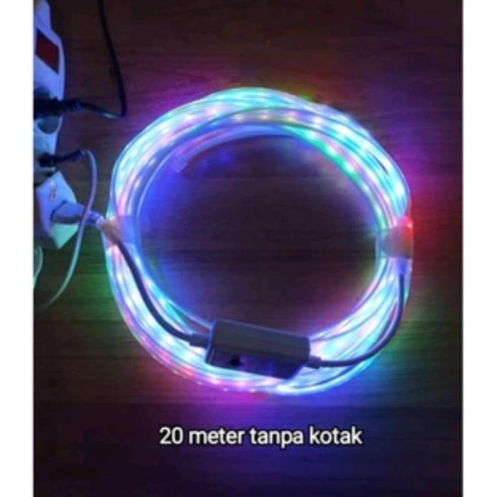 Gambar LAMPU LED STRIP SELANG 2835 10 METER/ LED STRIPWARNA WARNI - 20 meter dari ChugBog8-Electric2 undefined Tokopedia
