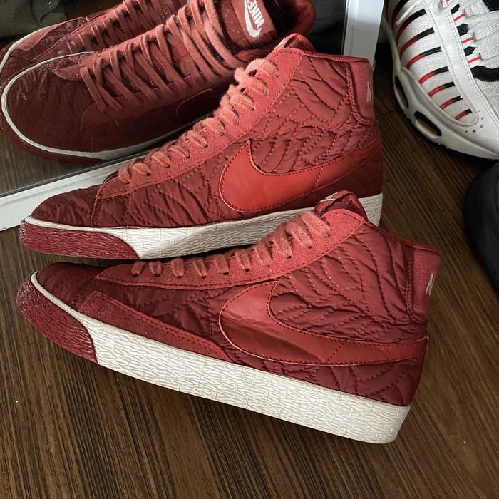 Jual Nike Wmns Blazer Mid Prm Red Casual Original Murah Sneakers