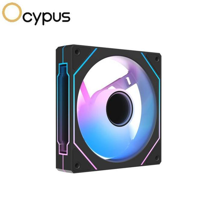 Gambar OCYPUS Gamma F12 ARGB 120mm Reversed Fan Blades - Fan Case - Hitam dari JnJ Online undefined Tokopedia