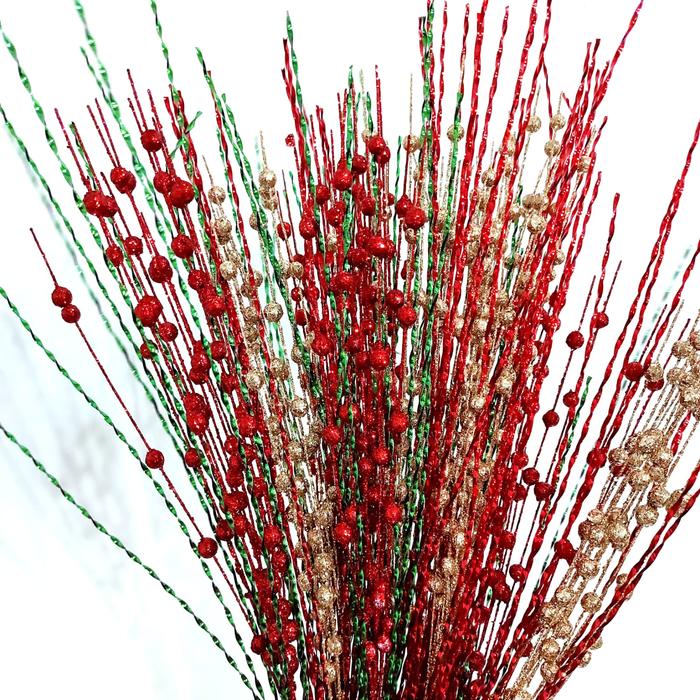 Gambar Bunga Emas Rumput Pearl Hijau Merah Natal Bunga Tangkai Gliter Mote Manik Christmas Color Golden Flower Murah Grosir - FC33 RANDOM dari MadisonShop undefined Tokopedia