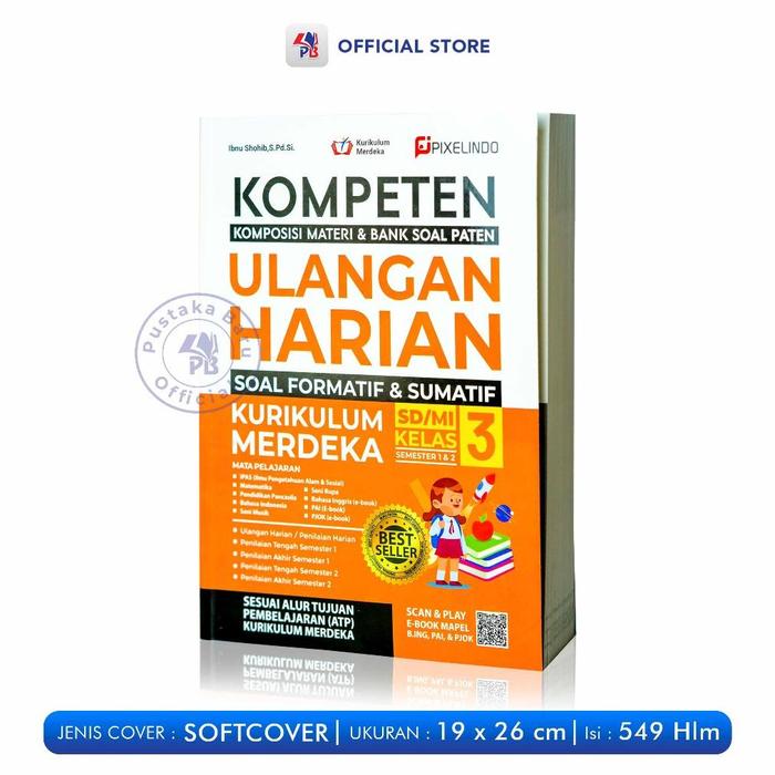 Jual Buku Ulangan Harian Kurikulum Merdeka SD / Kompeten Ulangan Harian ...