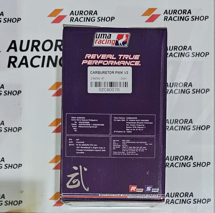 Gambar KARBURATOR UMA V3 PWK 24 / 28 / 30 / 32 / 34 / 36  - UMA RACING ORIGINAL - PWK24 dari Aurora Racing Shop undefined Tokopedia