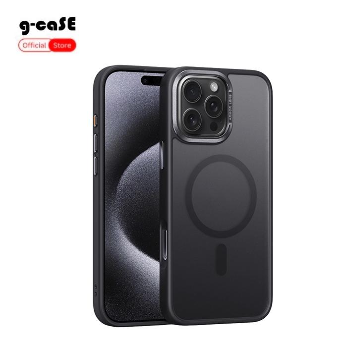 Gambar GCASE Soft Case Silicone Magsafe Doff for Iphone 16 16Plus 16Pro 16Promax Plus Pro Max Promax + Casing Softcase - BLACK, IP 16 dari G-caSE Official Store undefined Tokopedia