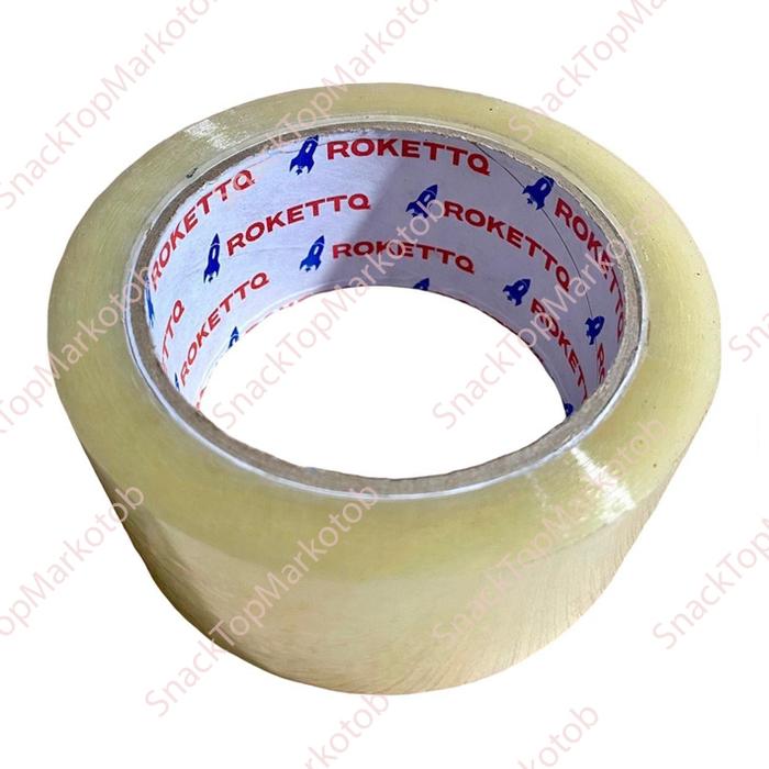 Gambar Lakban Bening Coklat ROKETT 2 Inch (48MM) 100 Yards Ecos TOP TERMURAH - BENING dari Serba Fair undefined Tokopedia
