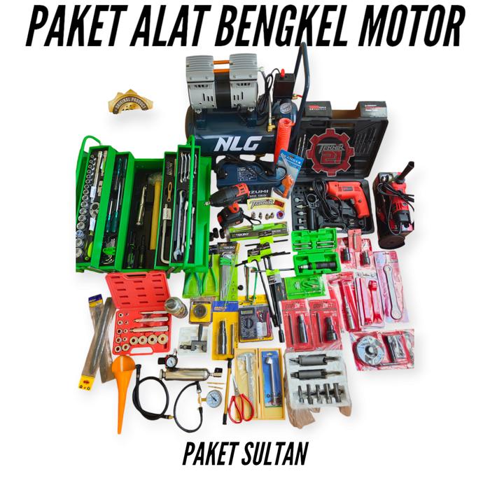 Gambar PAKET USAHA BENGKEL MOTOR PAKET SULTAN dari TEKNIK21_NEW undefined Tokopedia