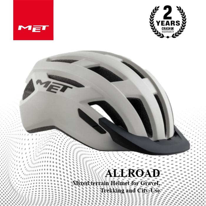 MET HELMET ALLROAD GRAY MATT M (Normal)