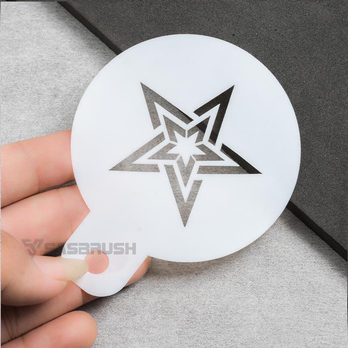 Gambar Stencil Cetakan Gambar - Kecil - 2STAR - BINTANG dari sasbrush id undefined Tokopedia