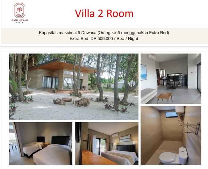 Gambar Voucher Tour Batu Merah Kabin Kepulauan Seribu - Villa 2 Room, Paket 2D1N dari Endangered Store undefined Tokopedia