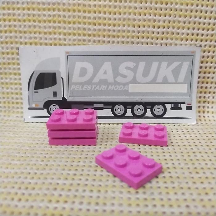 Gambar Lego Part 3021 Plate 2 x 3 ; Brick Part P2048d - Dark Pink D1 dari Dasuki Putra undefined Tokopedia