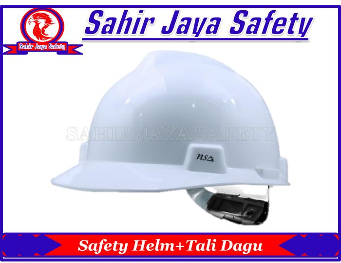 Gambar Helm Safety Proyek NSA Helm Safety Standar SNI Inner Fastrack Putar  Harga 1 Set Tali dagu - Putih, INNER FASTRACK dari Sahir Jaya Safety undefined Tokopedia